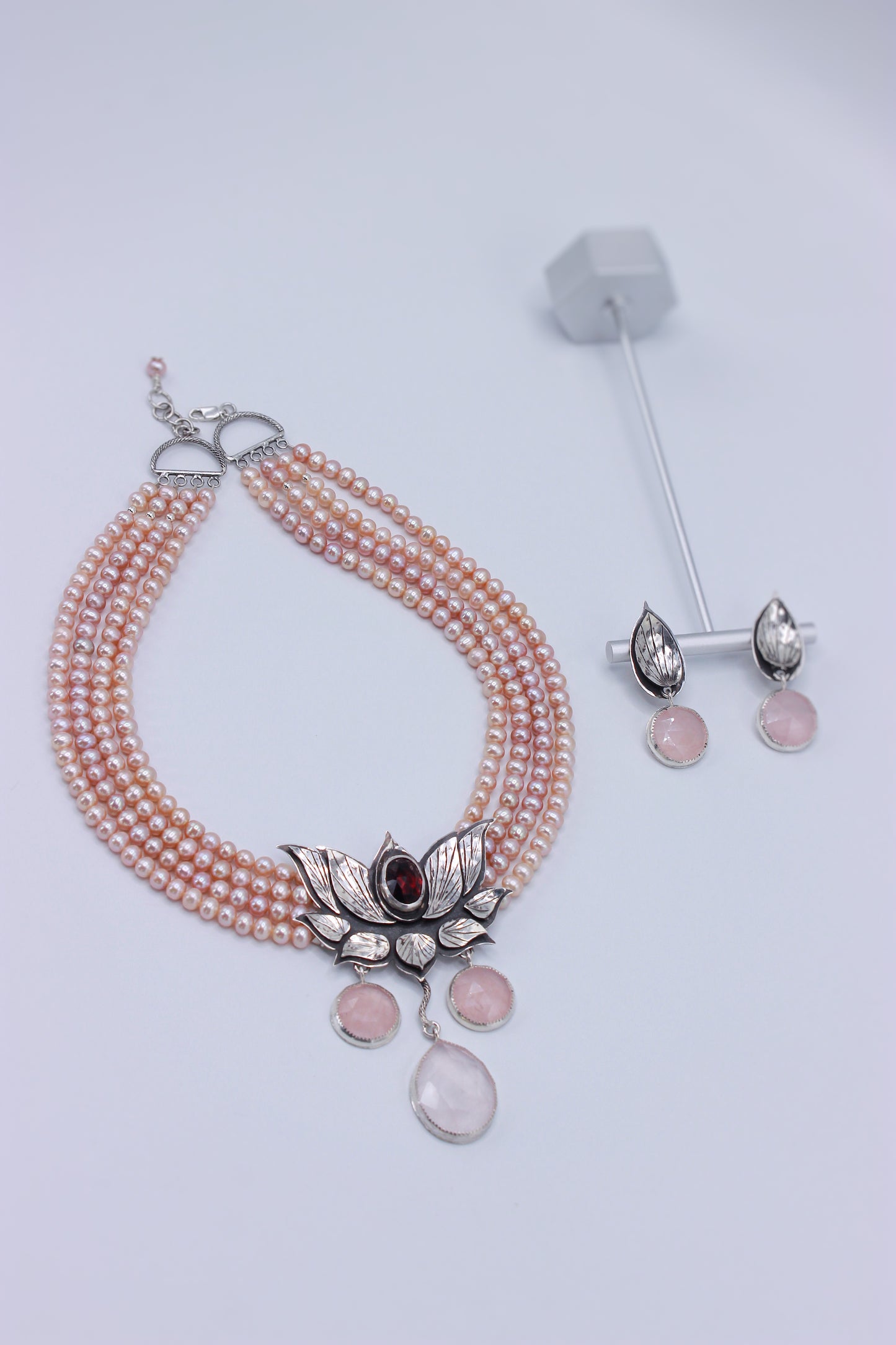 Lotus Necklace and Bead Set
